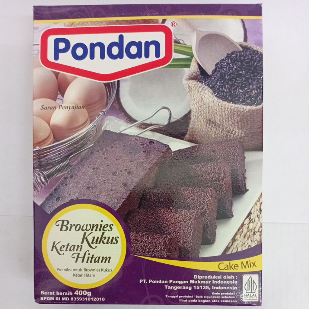 

PONDAN - PREMILK BROWNIS KUKUS KETAN HITAM 400g