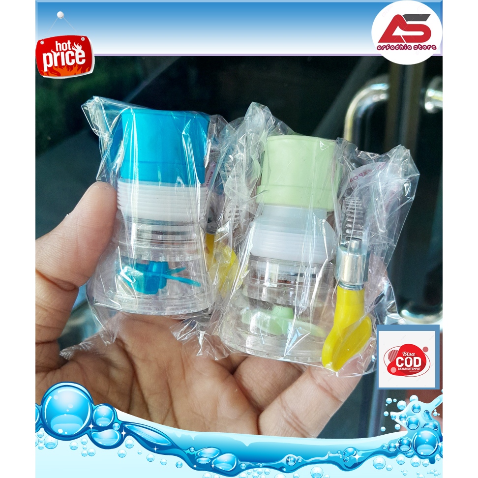 (Kemasan Plastik) Sambungan Keran Faucet Sprayer Shower Effect. With Adjustable Clamp