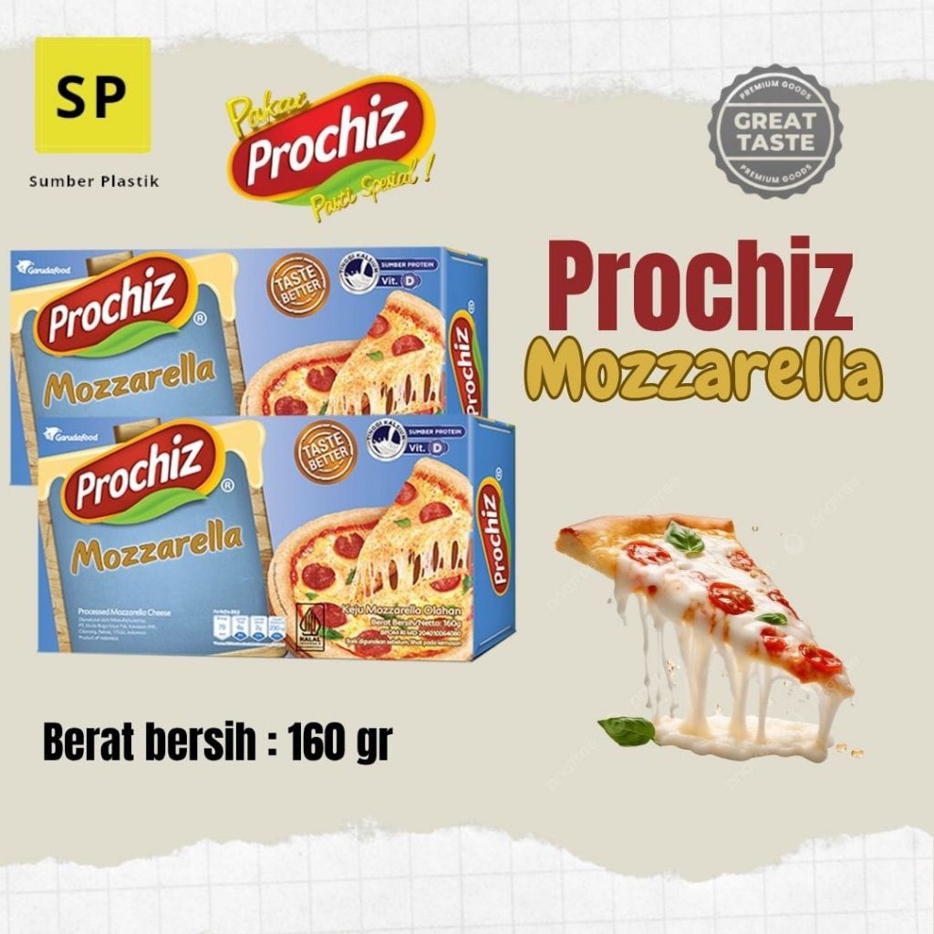 

KEJU PROCHIZ MOZARELLA 160 GRAM