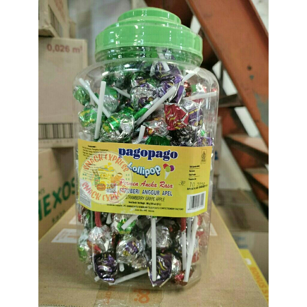 

Pago Pago Lollipop Toples isi 100pcs