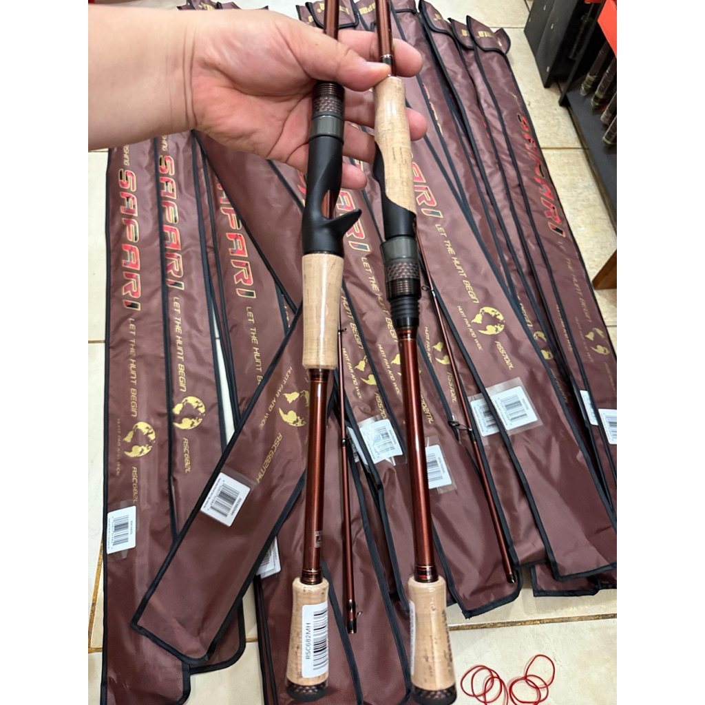 Rod Rapala Safari Baitcasting dan Spinning