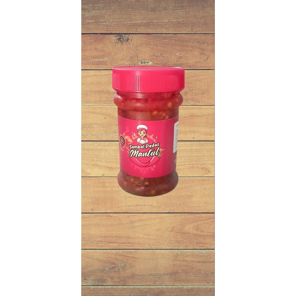 sambal bawang pedas mantuul ukuran150ml