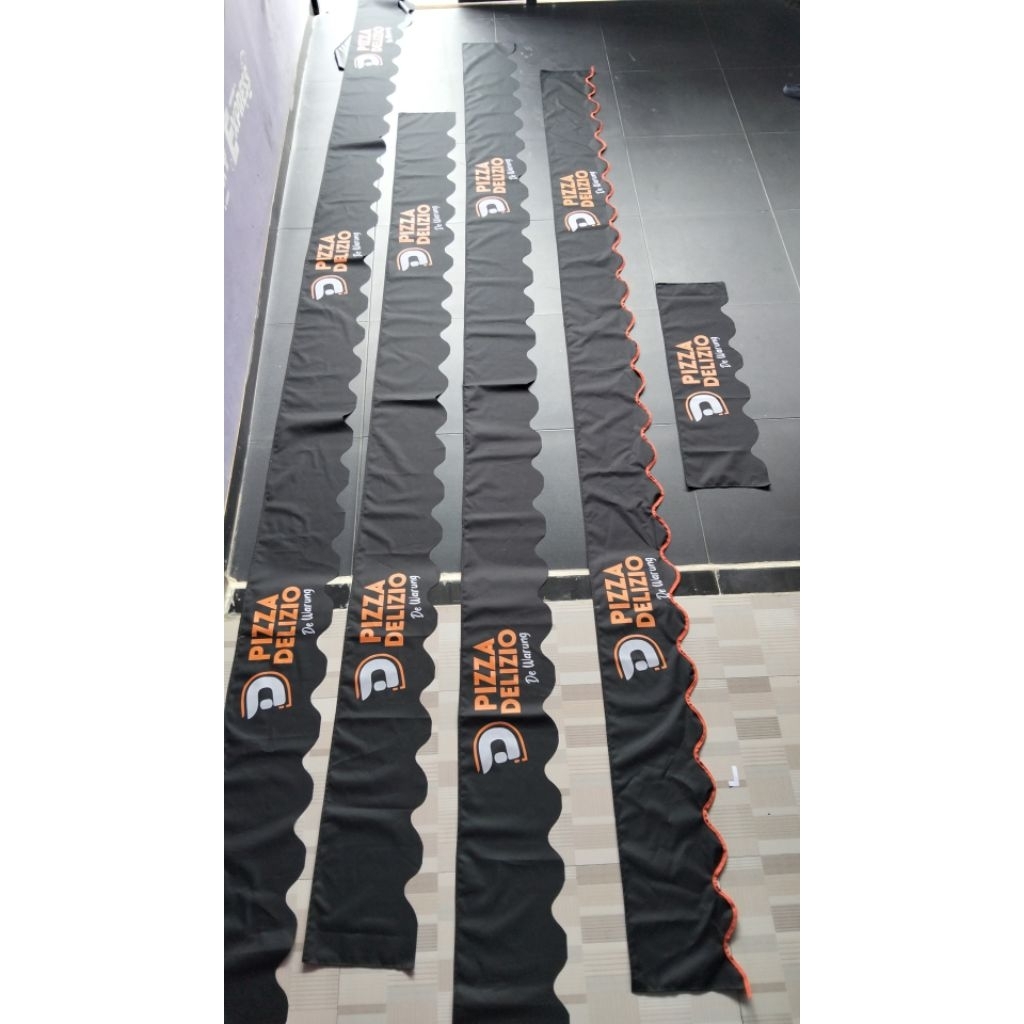 

Kain Kanvas Waterproof Rumbai + Sablon