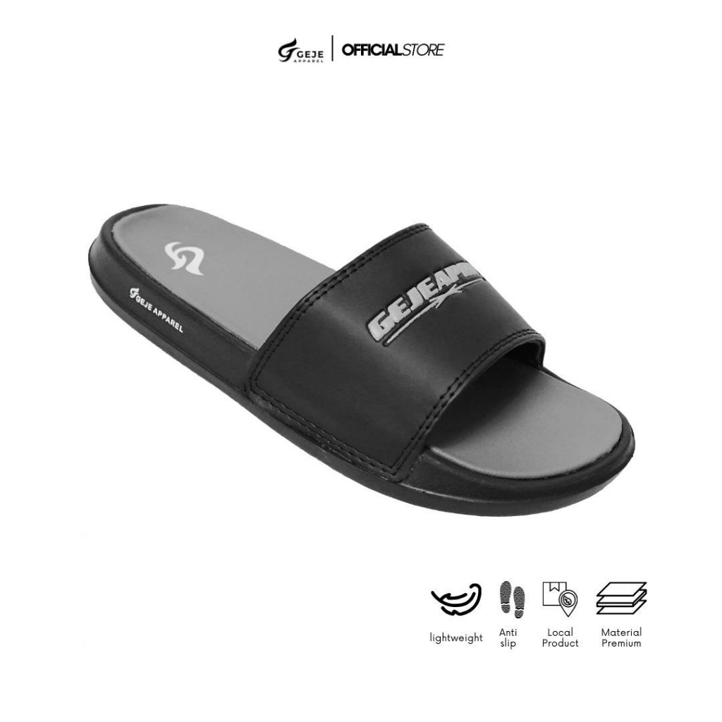 Geje Apparel Sandal Slop Slide Pria Wanita Garve