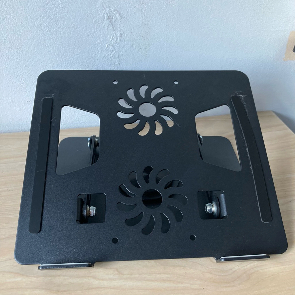 Laptop kipas fan stand portable stand dudukan 360 aluminium preloved