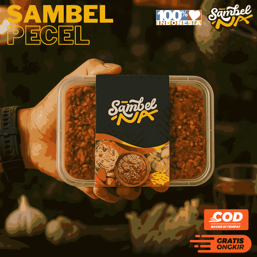 

Sambal Pecel Ponorogo Bumbu Pecel Asli Tanpa Bahan Pengawet Sambal Pecel Cita Rasa BukNa / 1000g