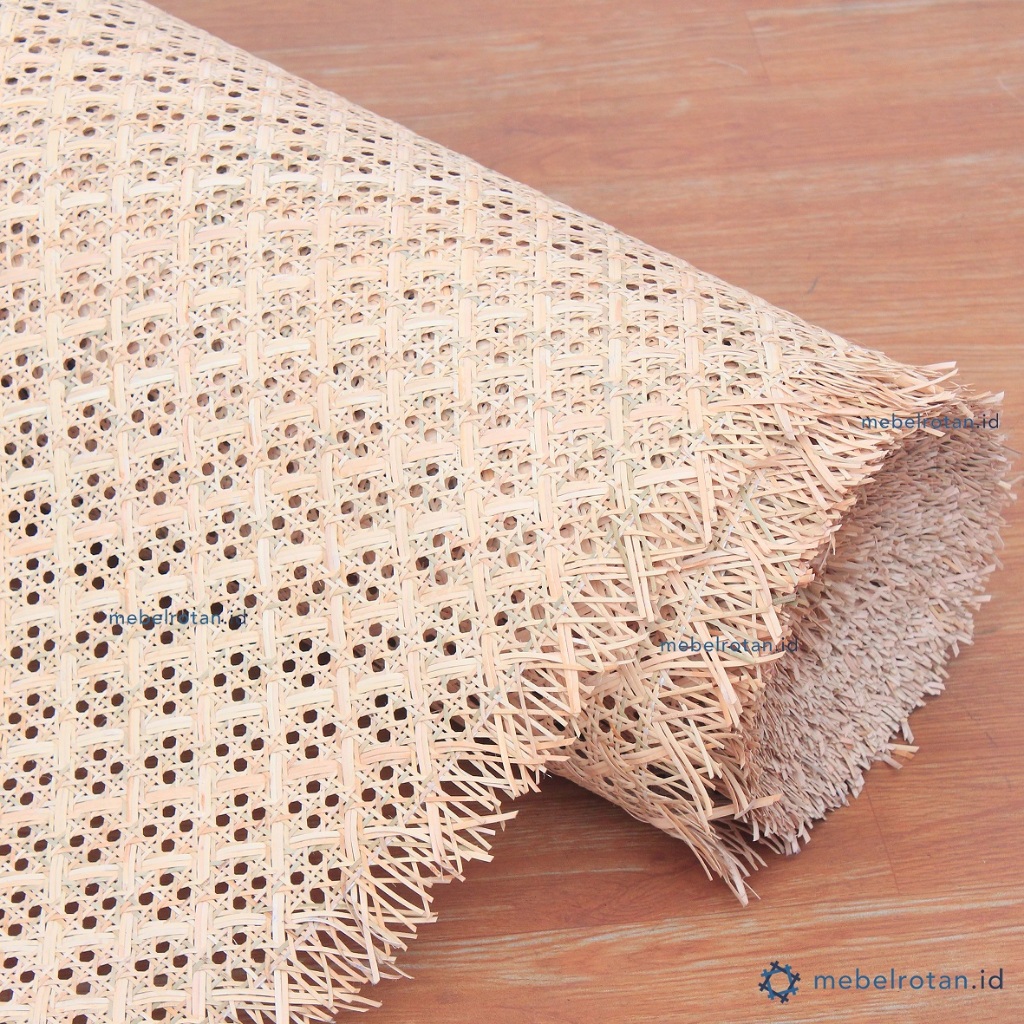 PREMIUM Anyaman Rotan Lembaran Bunga Webbing Kembang Tanjung Alami Bunga Custom 80cm x 300cm