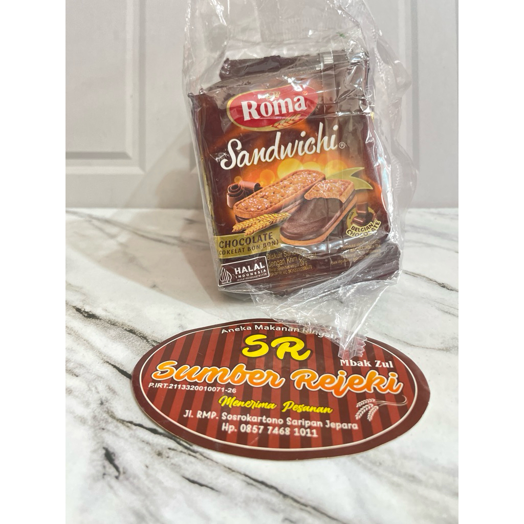 

ROMA MALKIST SANDWICH COKLAT ISI 10 PCS