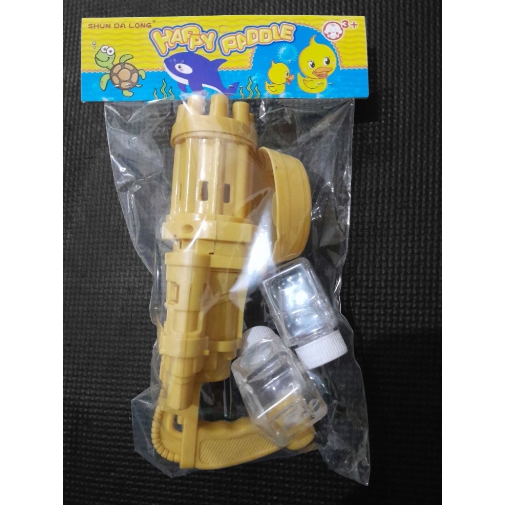 Mainan anak bubble gun, pistol gelembung balon air sabun
