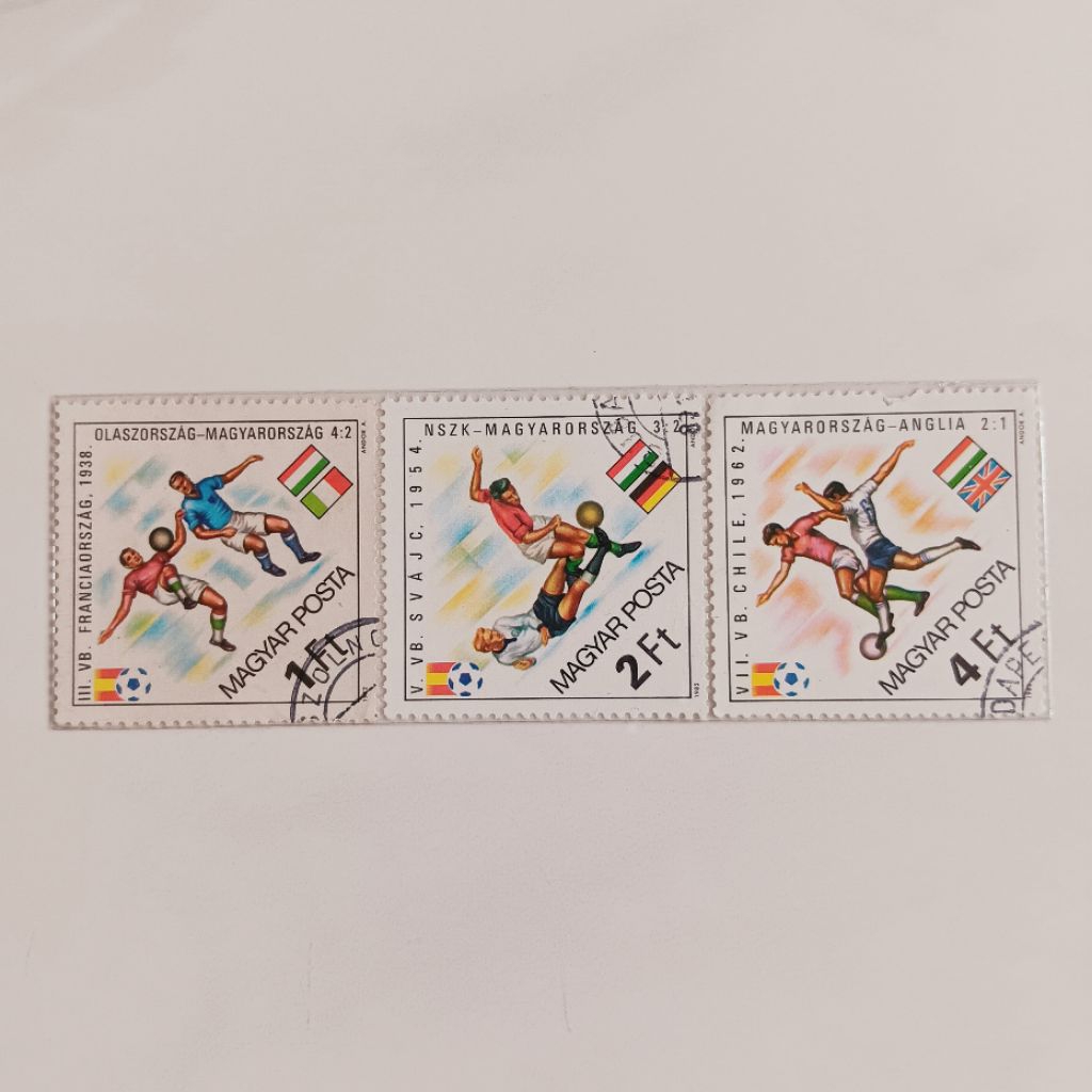 

(AB) Perangko Hongaria FIFA World Cup 1982 - Spain Set 3pcs Used