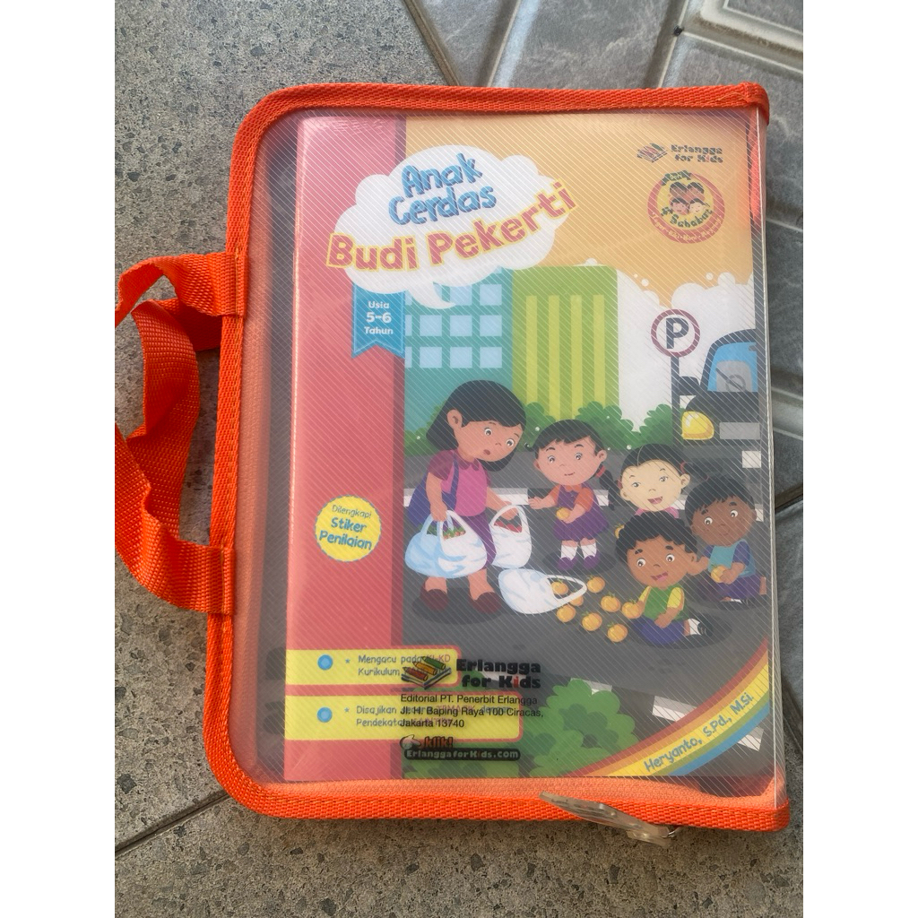 BUKU TK ERLANGGA : ANAK CERDAS USIA A & B