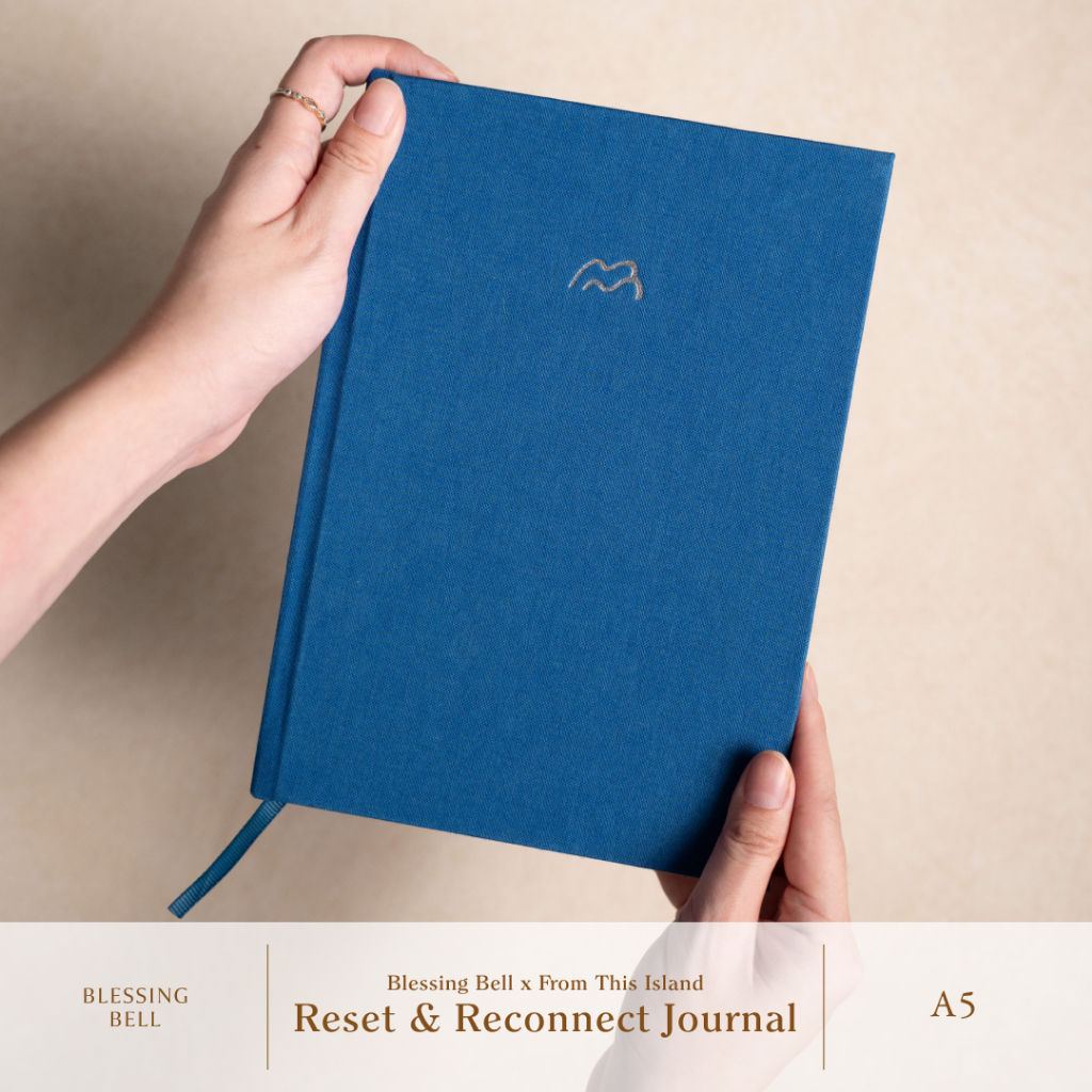 

Blessing Bell x From This Island - Reset & Reconnect - Reflection Journal | Lined Notebook | Buku Jurnal | A5