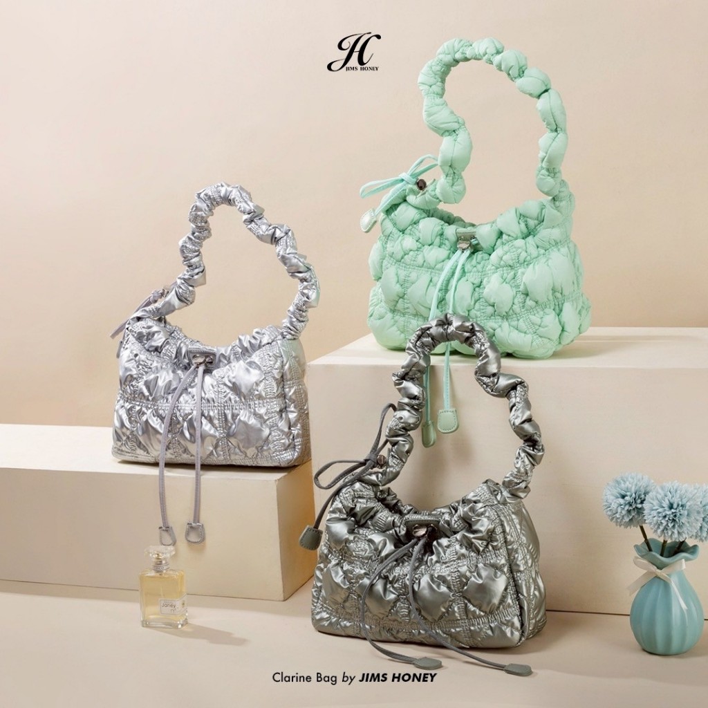 JIMS HONEY CLARINE BAG Tas Selempang Shoulder Bag Wanita Slingbag Cewek Jimshoney Trendy Elegan Kulit