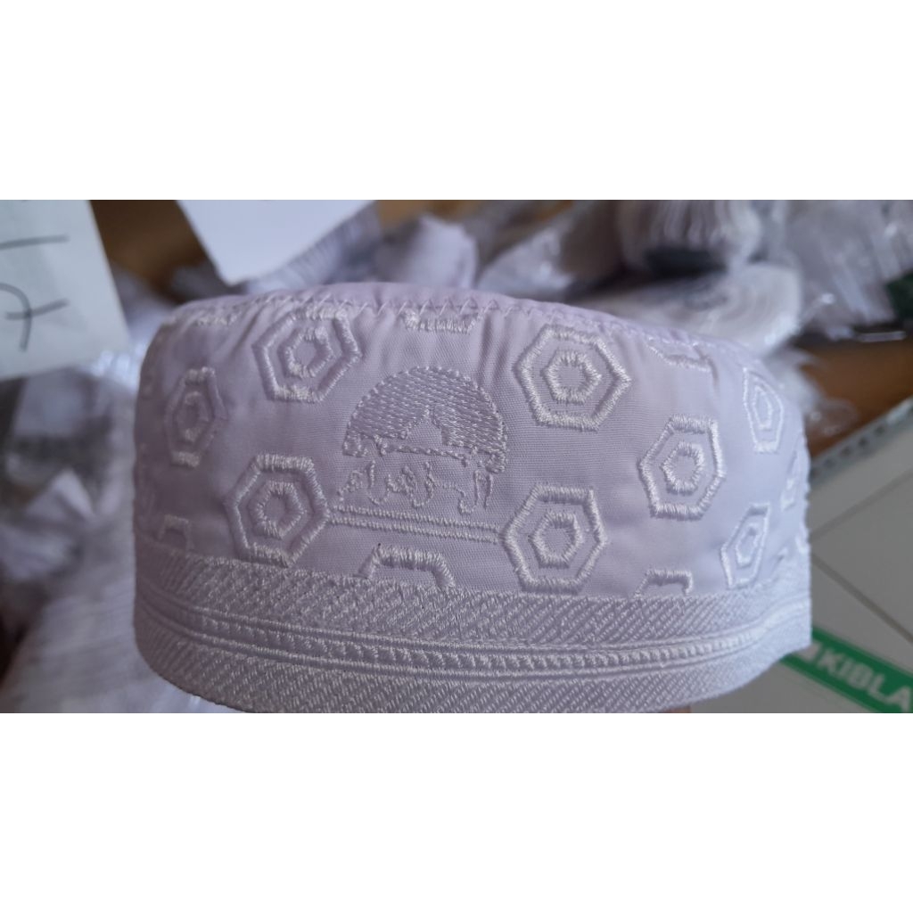 peci / kopiah al zahra Husus putih (0217)