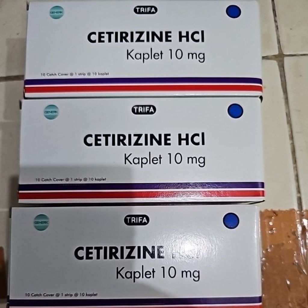 cetirizine hci trifa box 100 tablet