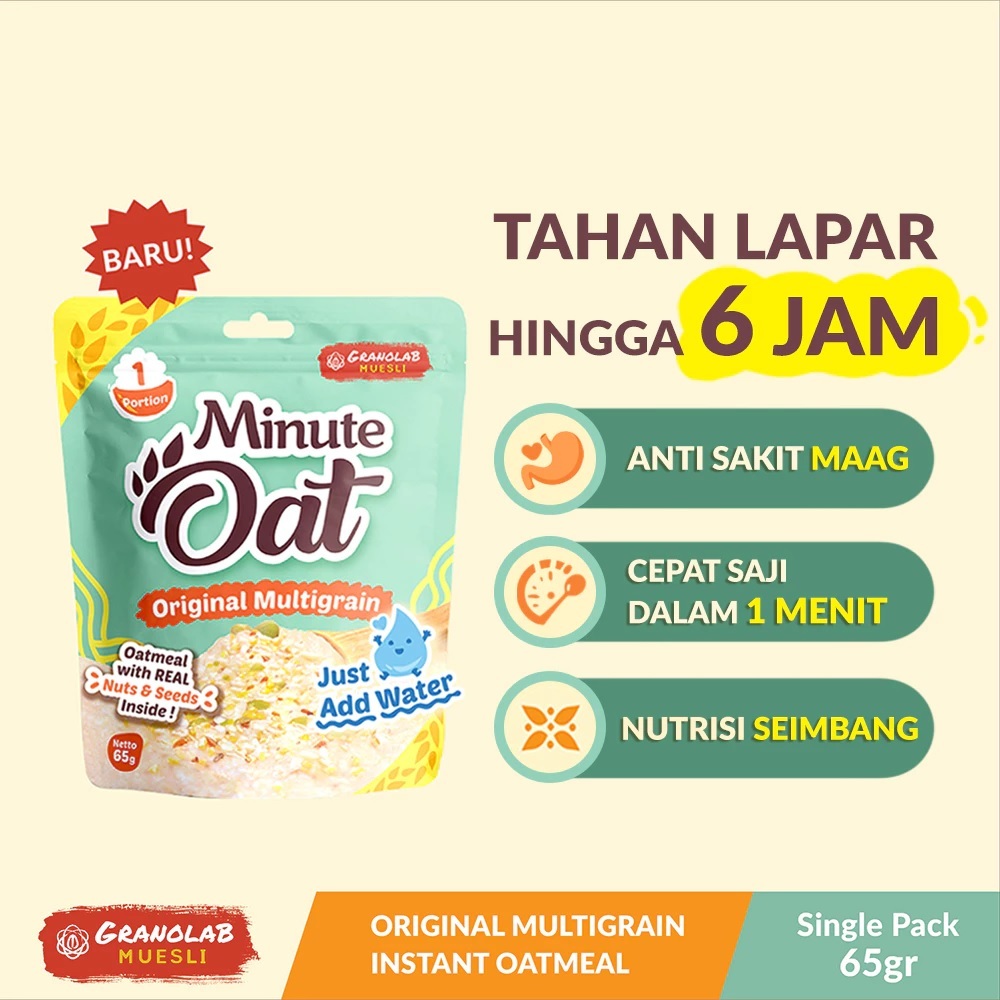 

Instant Oatmeal Minute OatOriginal Multigrain 65gr