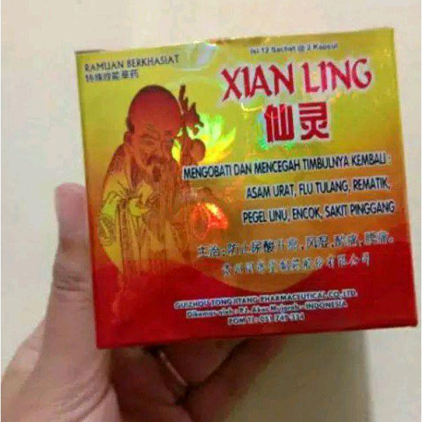 

peromoo !! xianlingkapsul 10sacher asli jami asam urat reumatik