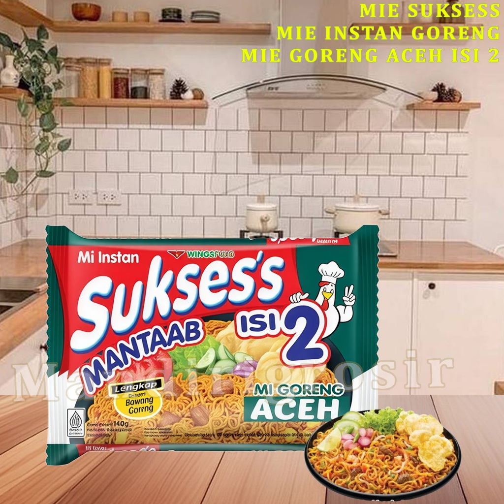 

Mie Goreng Instan * Mi Sukses Isi 2 * Mie goreng Aceh * 140gr
