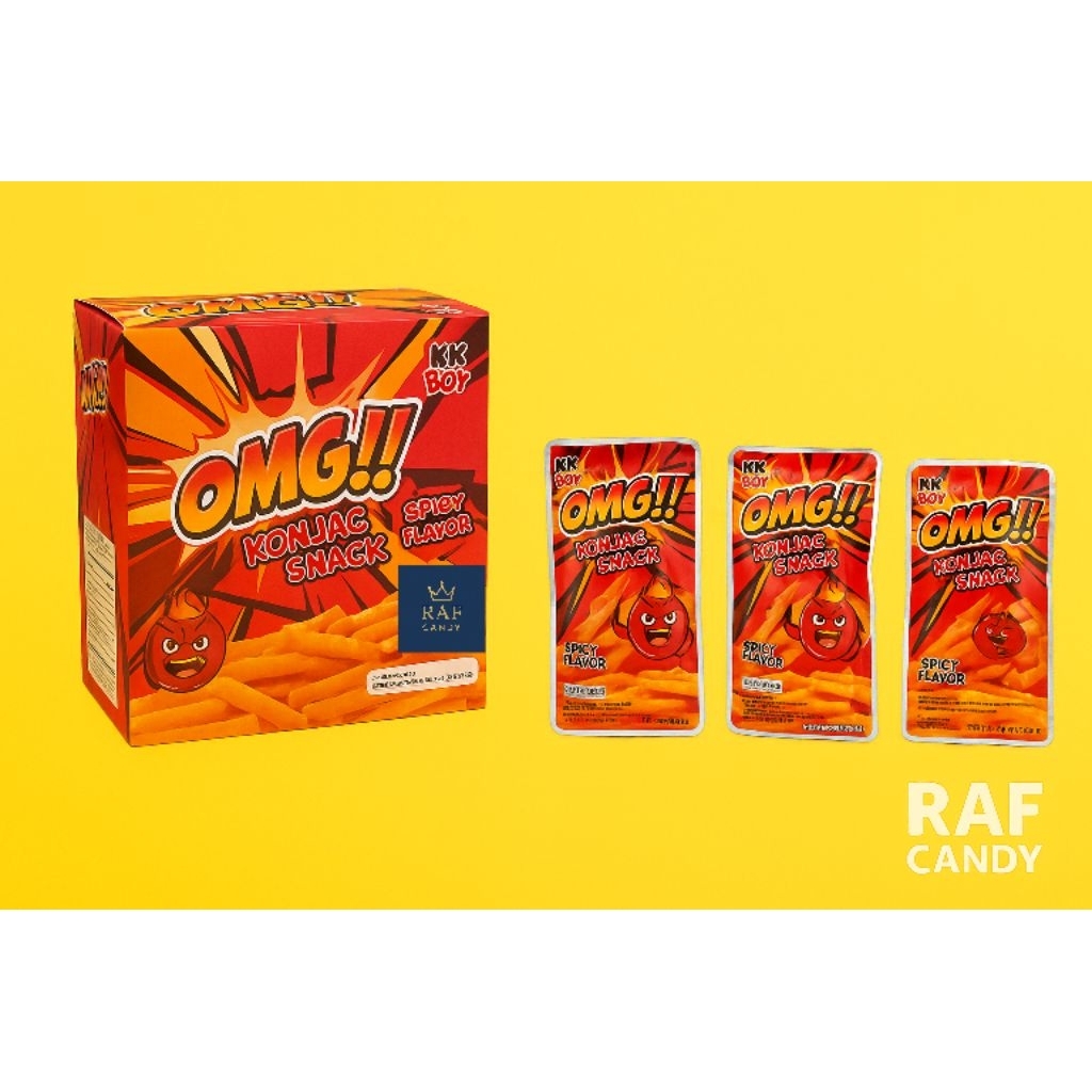 

[Cemilan_Viral] KK BOY OMG KONJAC 30 Pcs