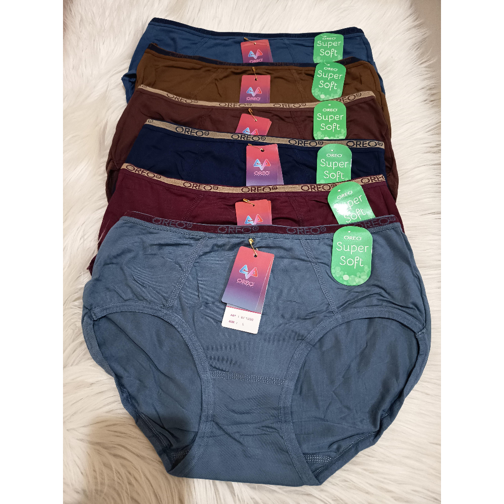 NZ 3PC Celana Dalam CD Wanita Super Soft Oreo Bahan Premium Makassar