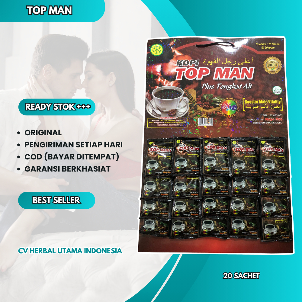 

Top Man Original Kopi Stamina Pria Dewasa 20 Sachet
