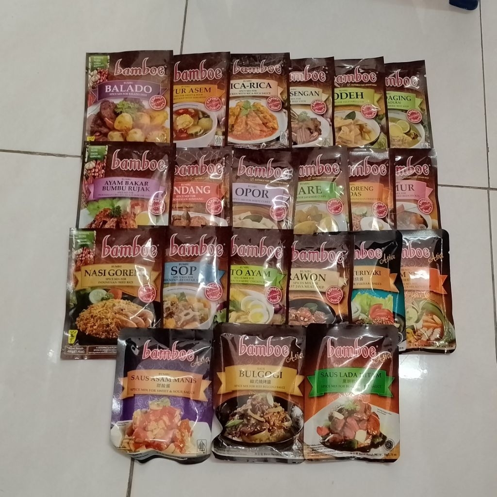 

Bamboe bumbu instan sachet praktis masak