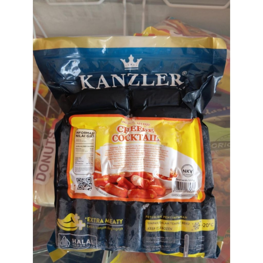 

KANZLER cheese coctail sausage 500gram