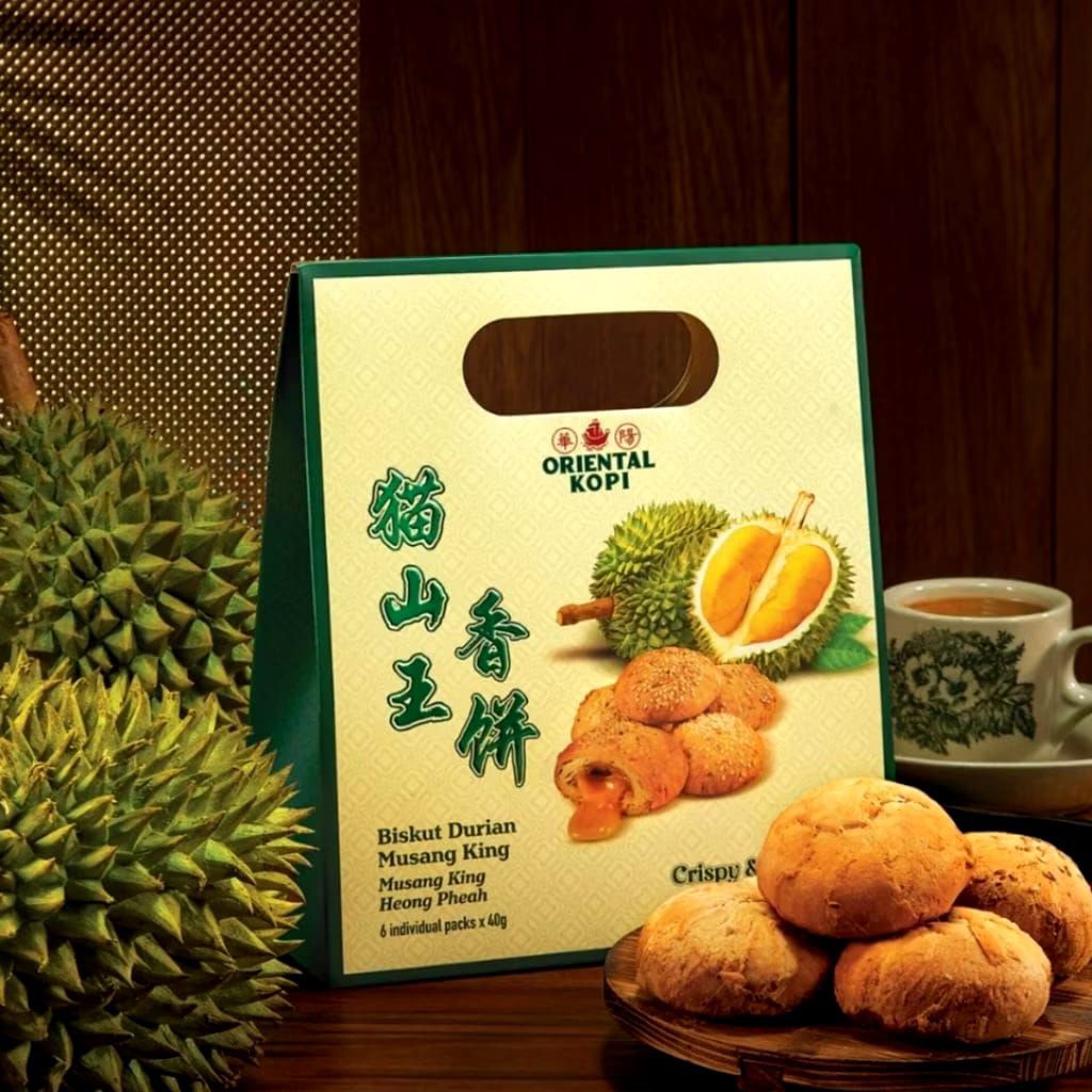 

Oriental Biskuit Musang King / Heong Pheah / Crispy & Aromatic Asli Malaysia