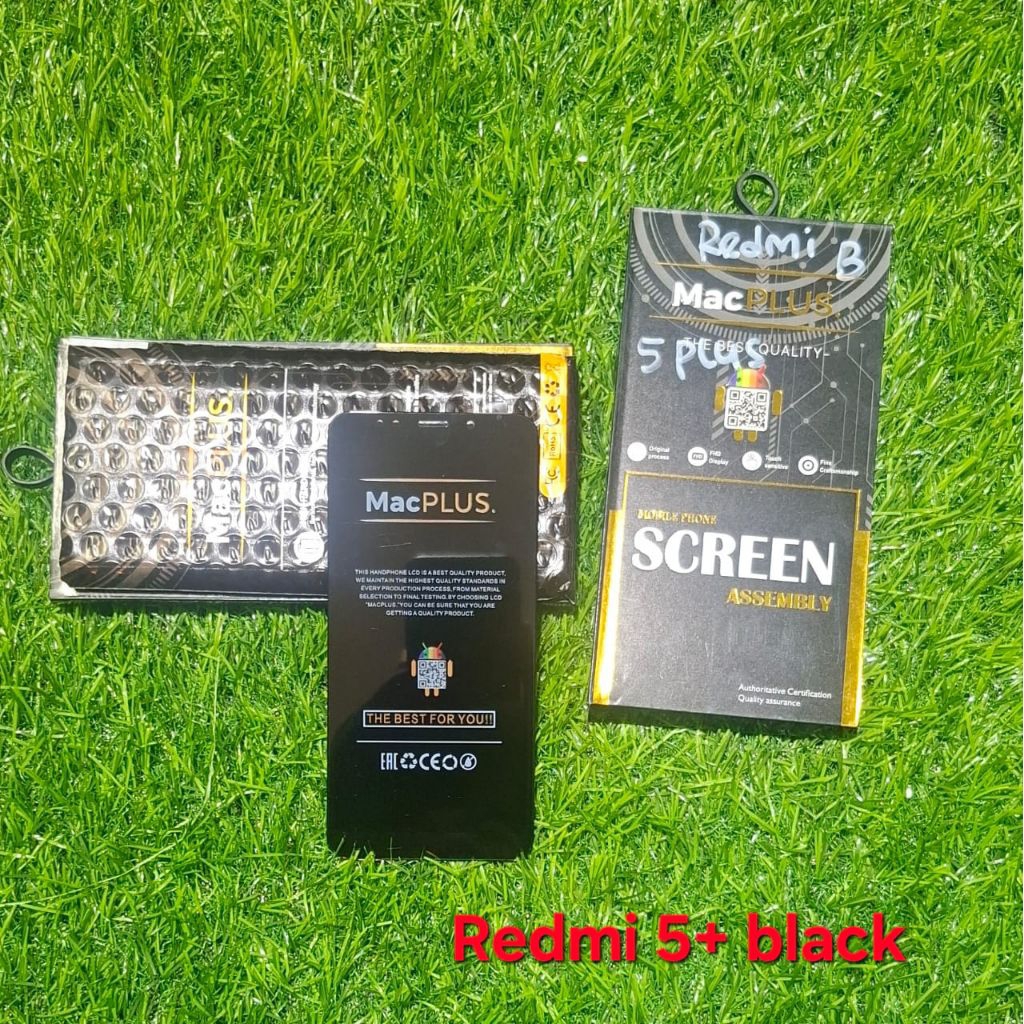 LCD REDMI 5+/ REDMI 5 PLUS BLACK ORIGINAL MAC PLUS