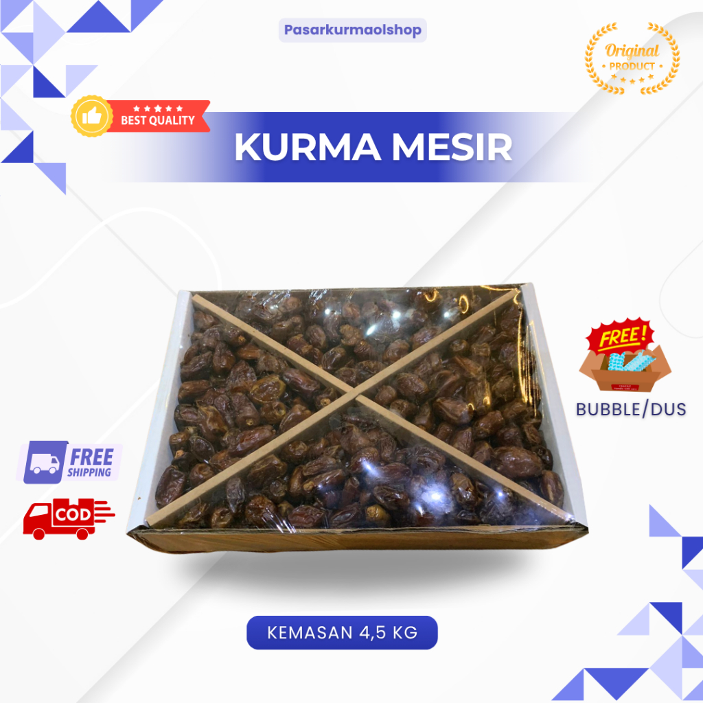 

Kurma Mesir Golden Original 4,5 KG