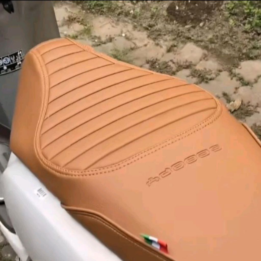Kulit sarung cover Jok honda SCOOPY Semua scopy custom variasi premium caferacer - sadel motor model