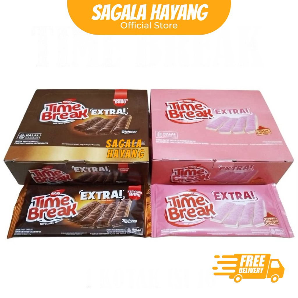

( SAGALA HAYANG ) 1 Box isi 10pcs Time Break - 32gram