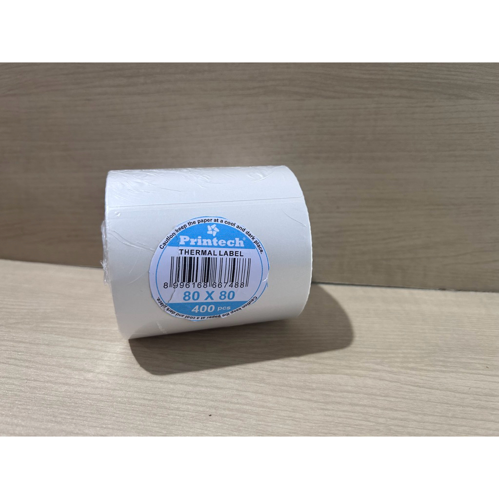 

Label Direct Thermal 80x80 isi 400 pcs per roll