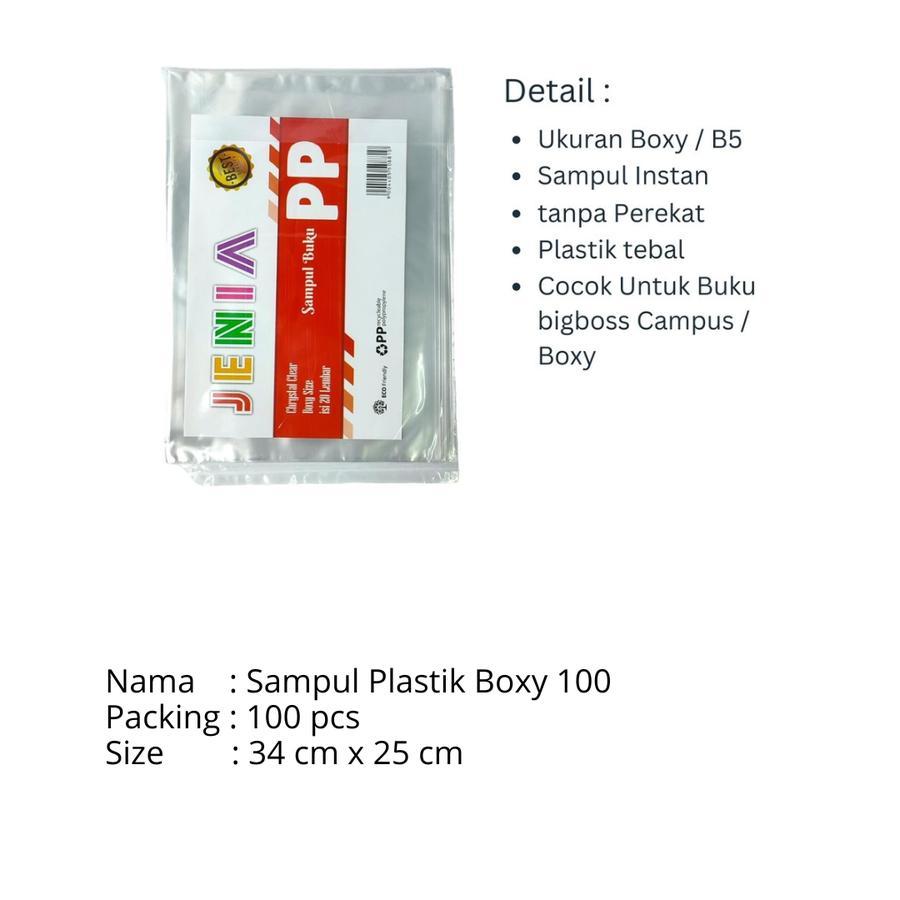 

Sampul Buku Plastik Jenia boxy (Isi 20 lembar dan 100 lembar)