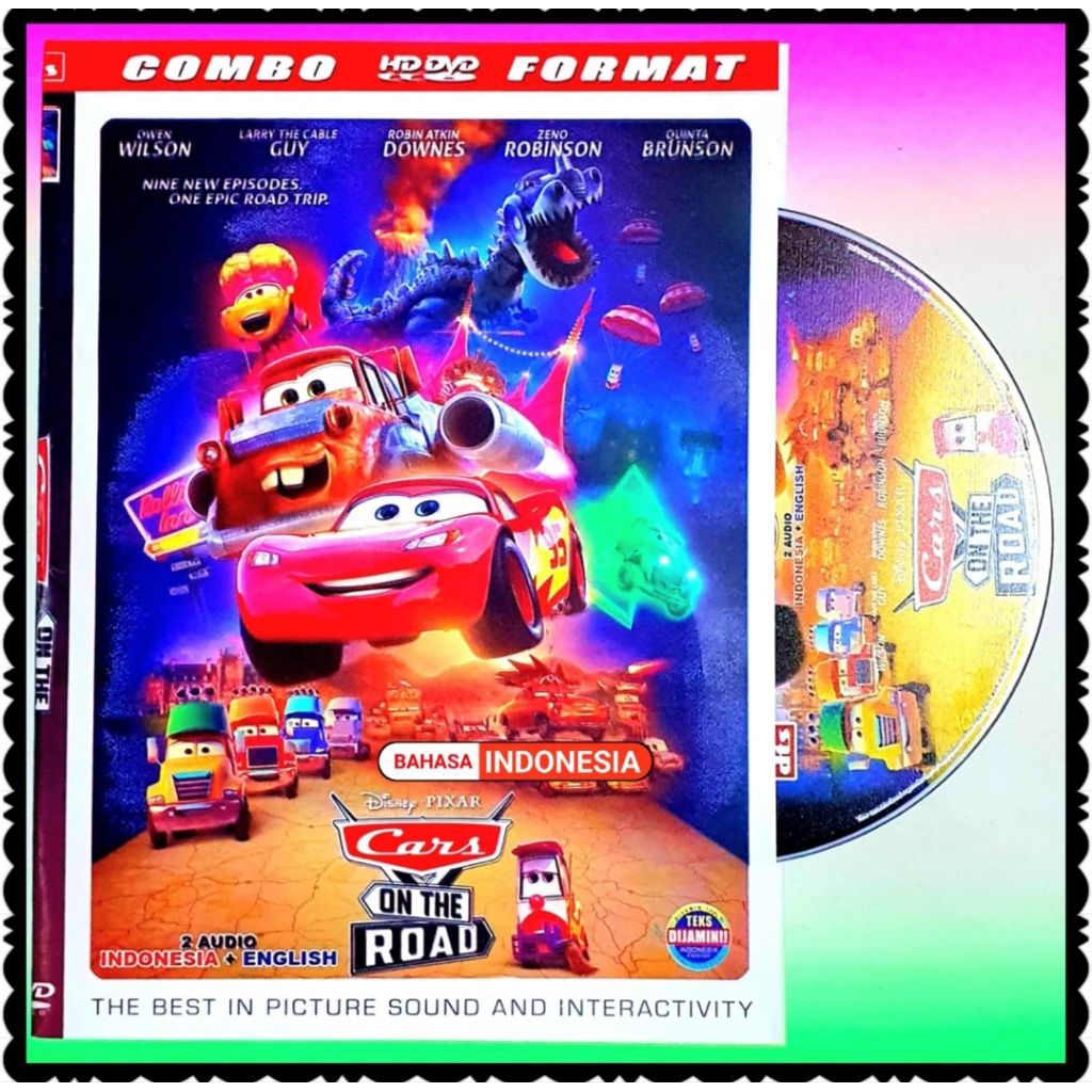 Kaset DVD Cars On The Road Bahasa Indonesia - Kaset DVD Animasi Anak Terbaru