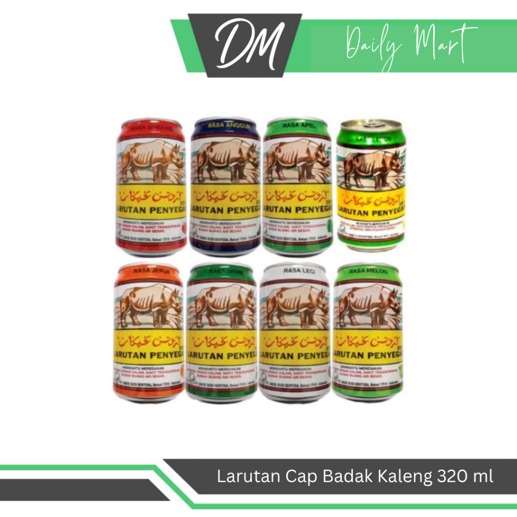 

Larutan Cap Badak Kaleng 320ml All Varian Leci/Jambu/Jeruk/Stroberi - Minuman Penyegar Rasa Buah Original Enak Menyehatkan