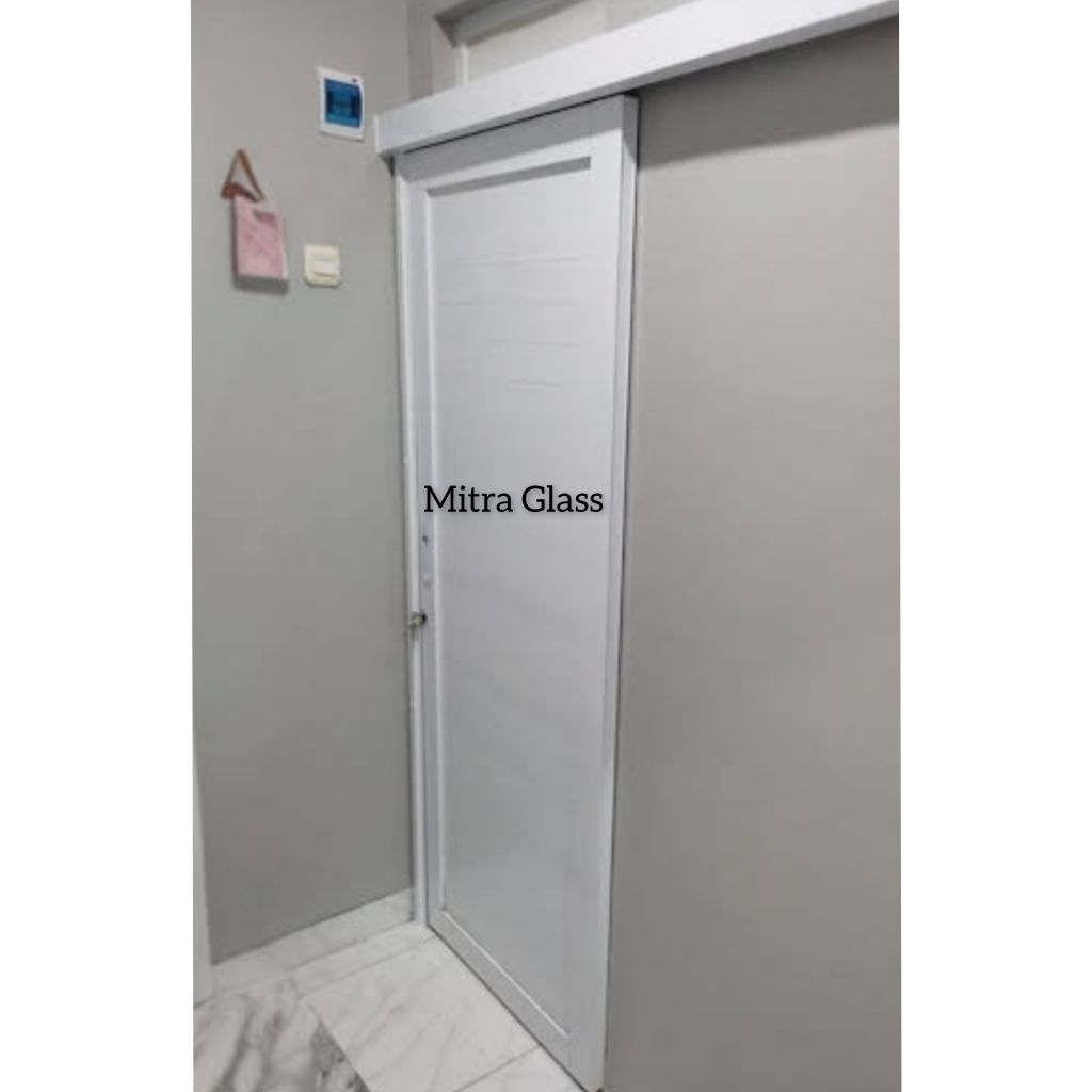 Pintu sliding full aluminium L90 x T220