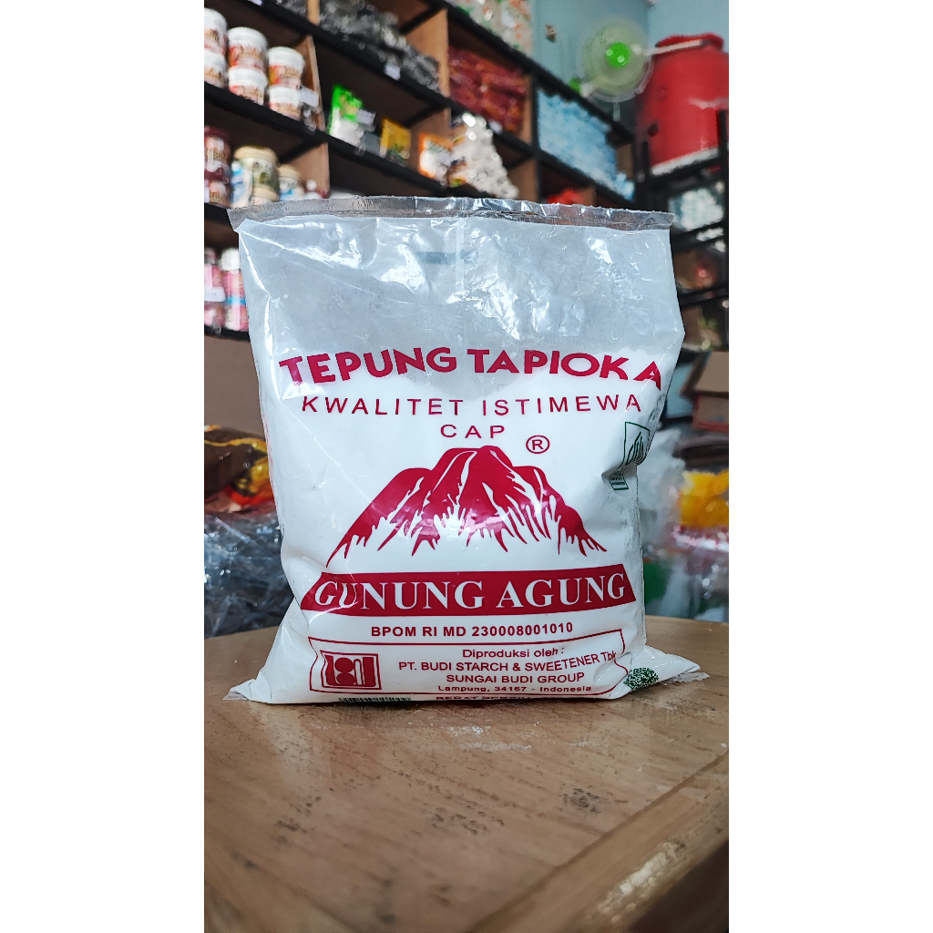 

Tepung Tapioka Gunung Agung 500 GR