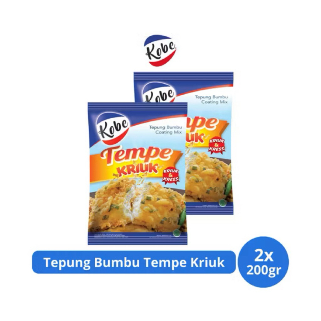 

Kobe Tepung Bumbu Tempe Kriuk 2x200gr – Bikin Tempe Super Renyah & Gurih