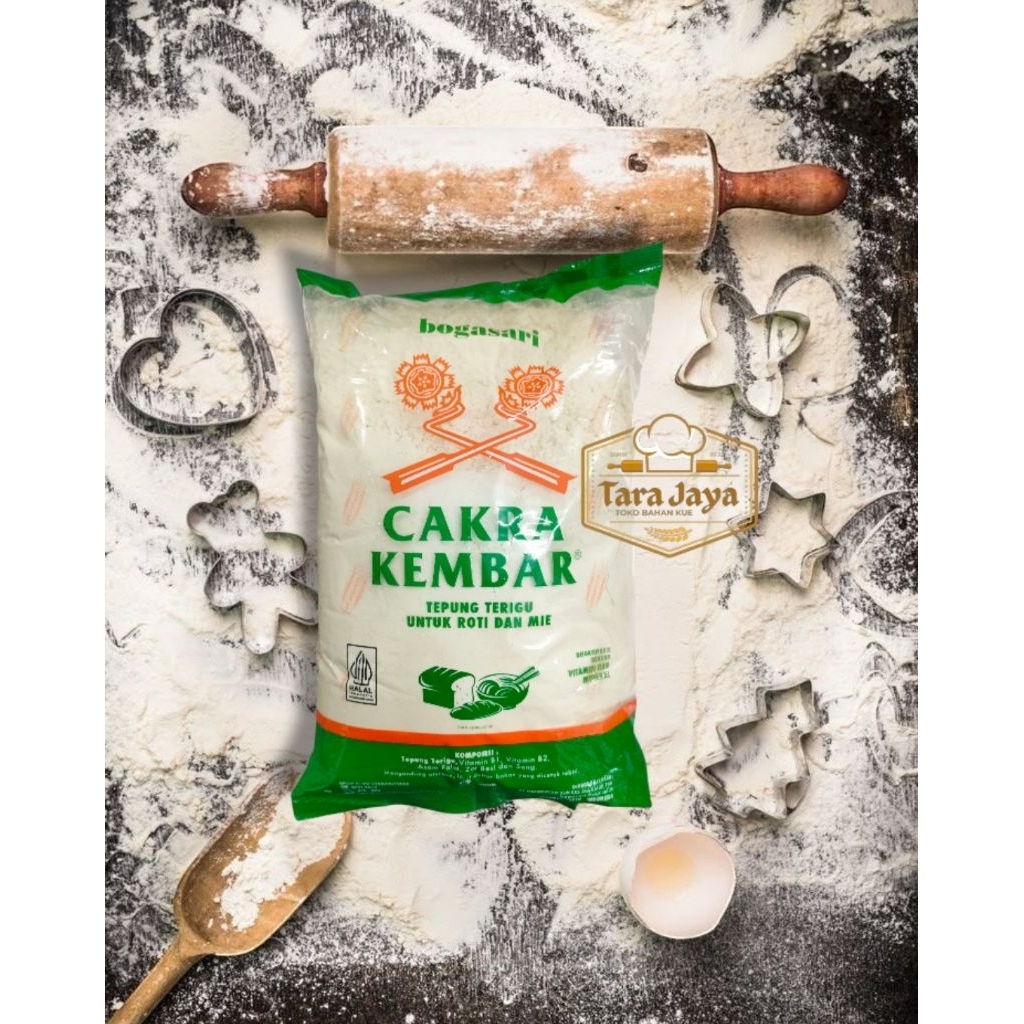 

Tepung Cakra Kembar Ekonomis 1kg