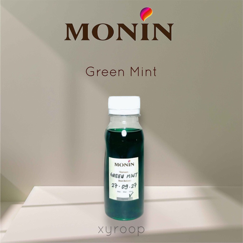 

Monin Syrup Repack Green Mint Coffee Sirup 30ml 50ml 100ml