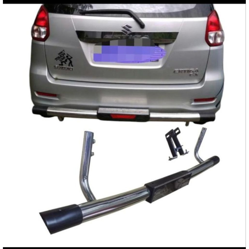 PENGAMAN BEMPER BELAKANG ERTIGA LAMA 2012 SAMPAI 2017