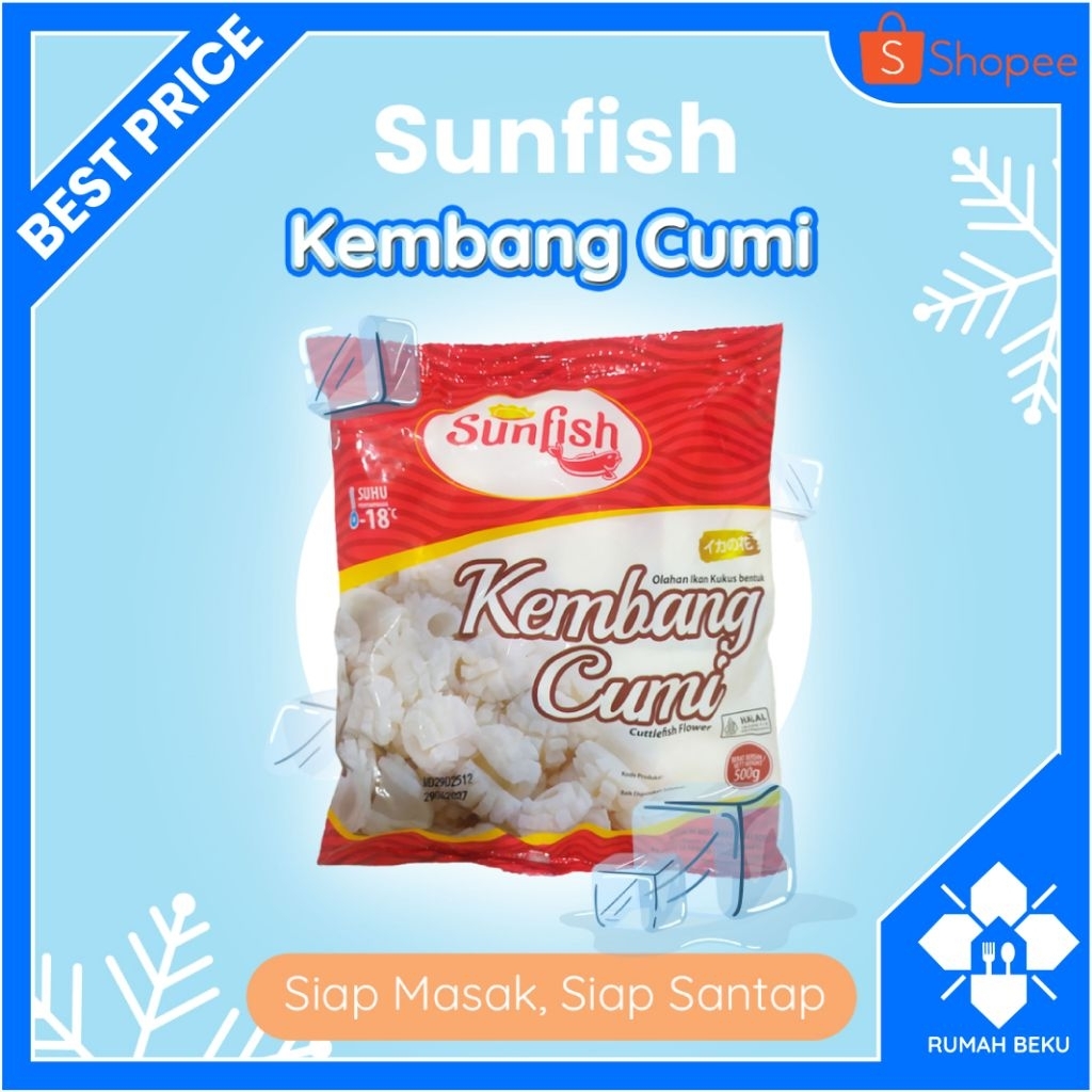

Kembang Cumi Siap Goreng - Kenyal & Gurih - 500gr | Rumah Beku
