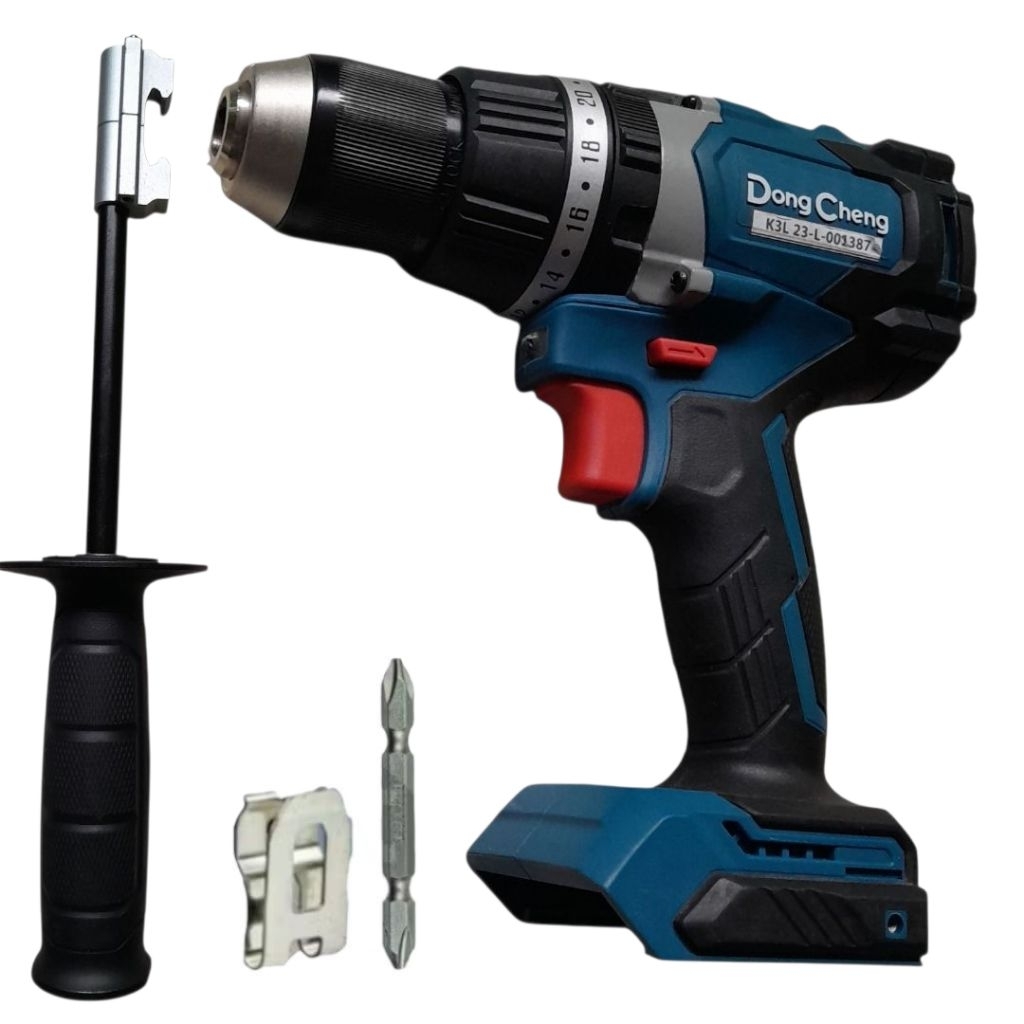 BOR BRUSHLESS DONGCHENG DCJZ03-13MM BEKAS RIVIU UNIT TANPA BATERAI & CHARGER