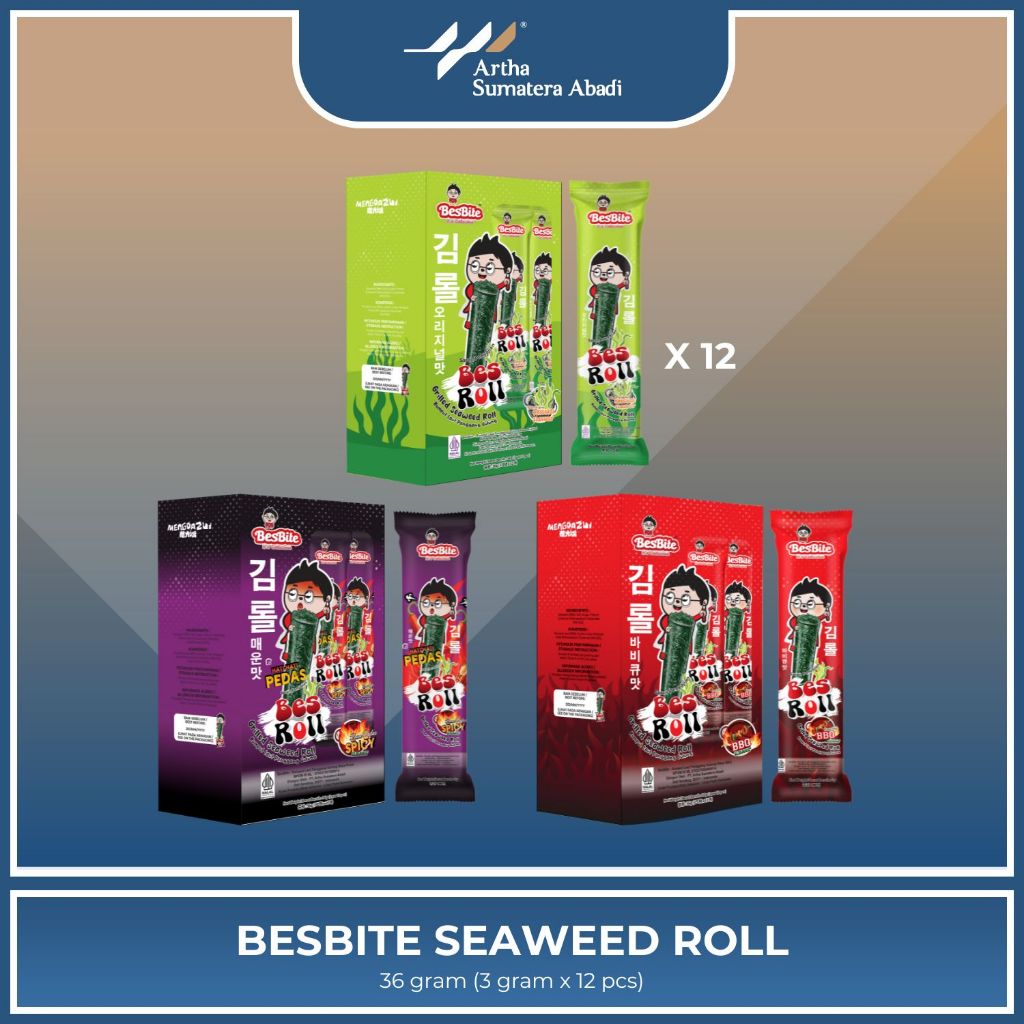 

BESBITE SEAWEED ROLL 36G ( 3 VARIAN )