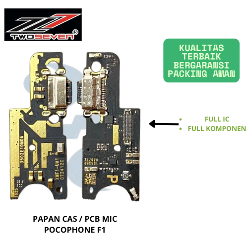 Papan Cas Pocophone F1 Pcb Board Mic Full Ic Komponen