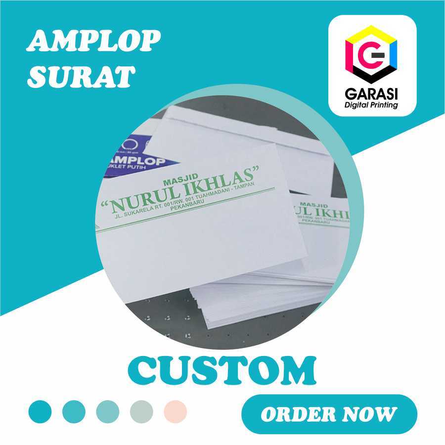 

Garasi Digital Printing Amplop Surat Custom