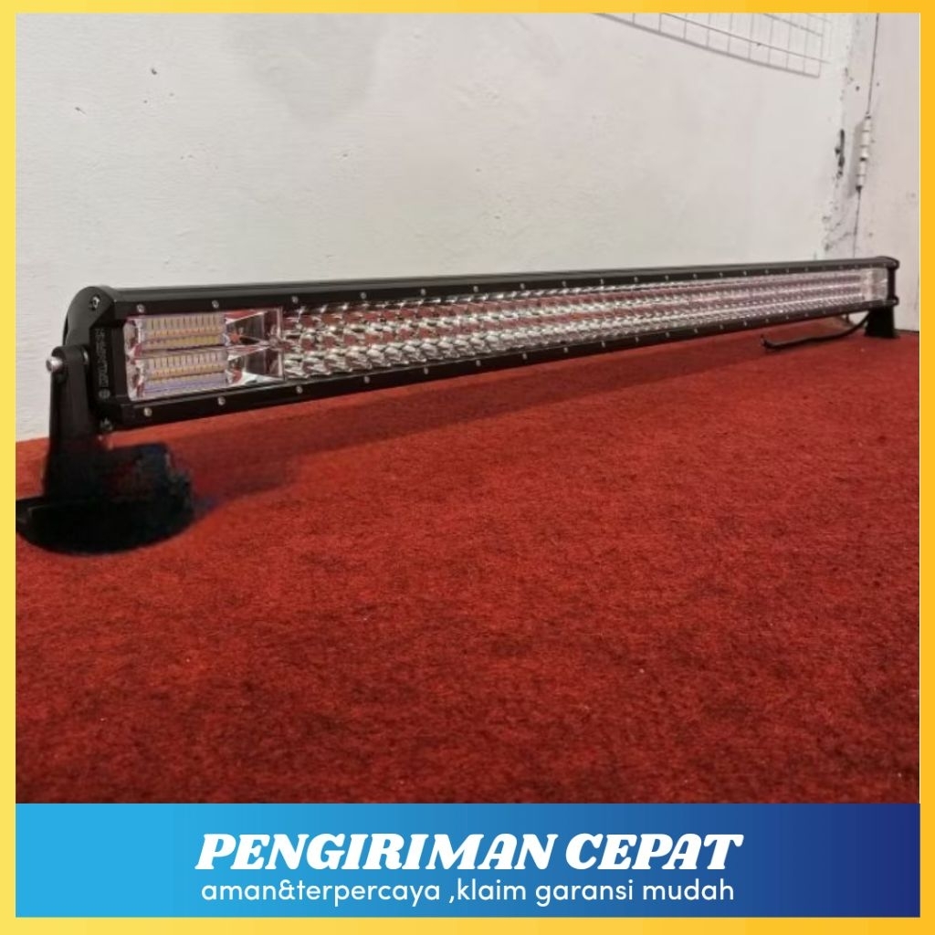 LEDBAR | LAMPU LED BAR | Lampu Sorot LED BAR | Lampu Sorot Led Bar 130 CM Putih kuning 5 mode 3...
