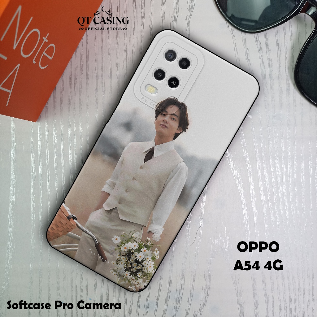 Case For Oppo A54 4G – Casing Motif Boyband KPop – Softcase Pro Camera Oppo A54 4G – Silikon Clear