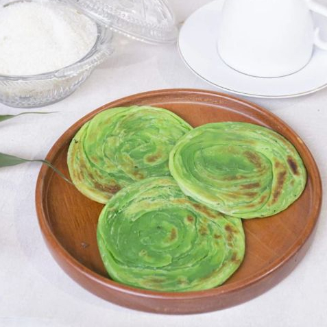 

Roti Cane / Canai / Maryam Rasa Pandan Isi 10Pcs